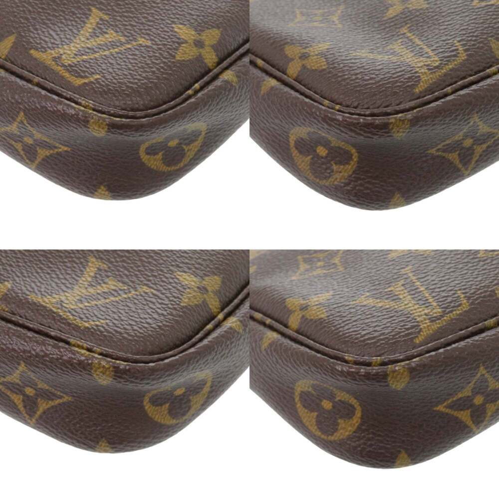 LOUIS VUITTON Authentic Brown Monogram Pochette Pouch - Picture 3 of 7